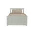 Timeless White Kids Storage 4 Drawer Single Bed